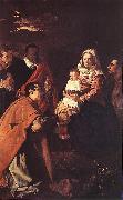 VELAZQUEZ, Diego Rodriguez de Silva y The Adoration of the Magi et oil painting